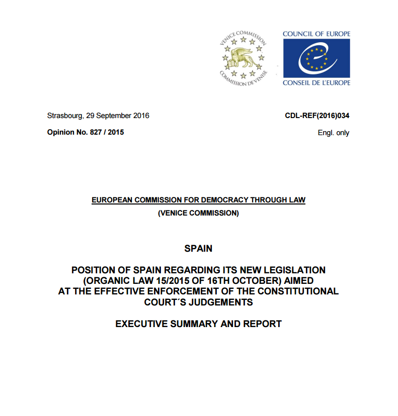 El document de l'Estat que preveu l’estat d’excepció