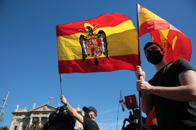 Bandera fascista 12 O 2020 Sergi Alcàzar