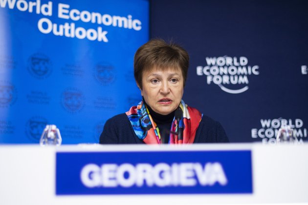 La directora gerent de Fons Monetari Internacional (FMI), la búlgara Kristalina Georgieva. Foto: Efe / Gian Ehrenzeller / Arxiu