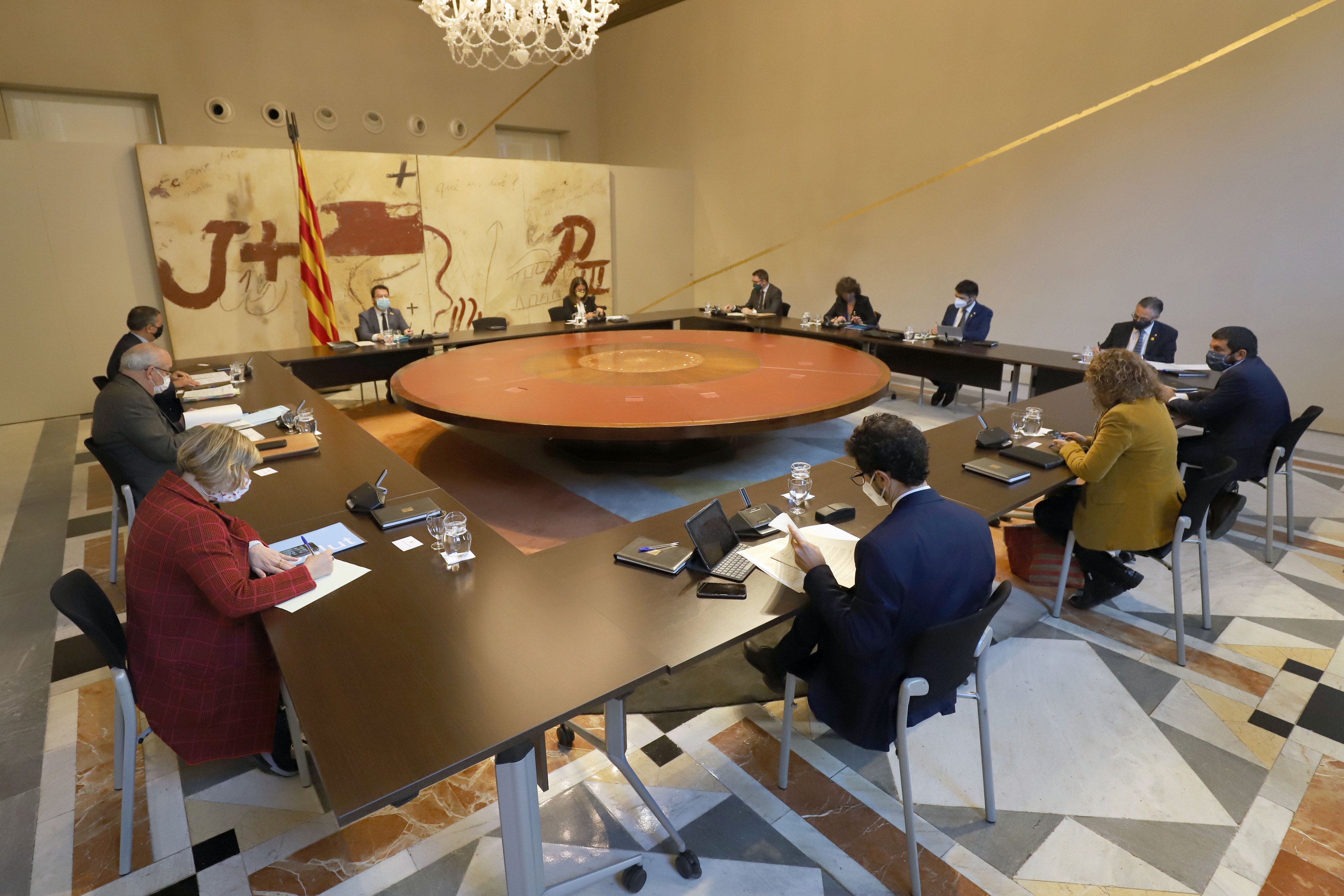 Reunió extraordinària del Govern per abordar l'estat d'alarma