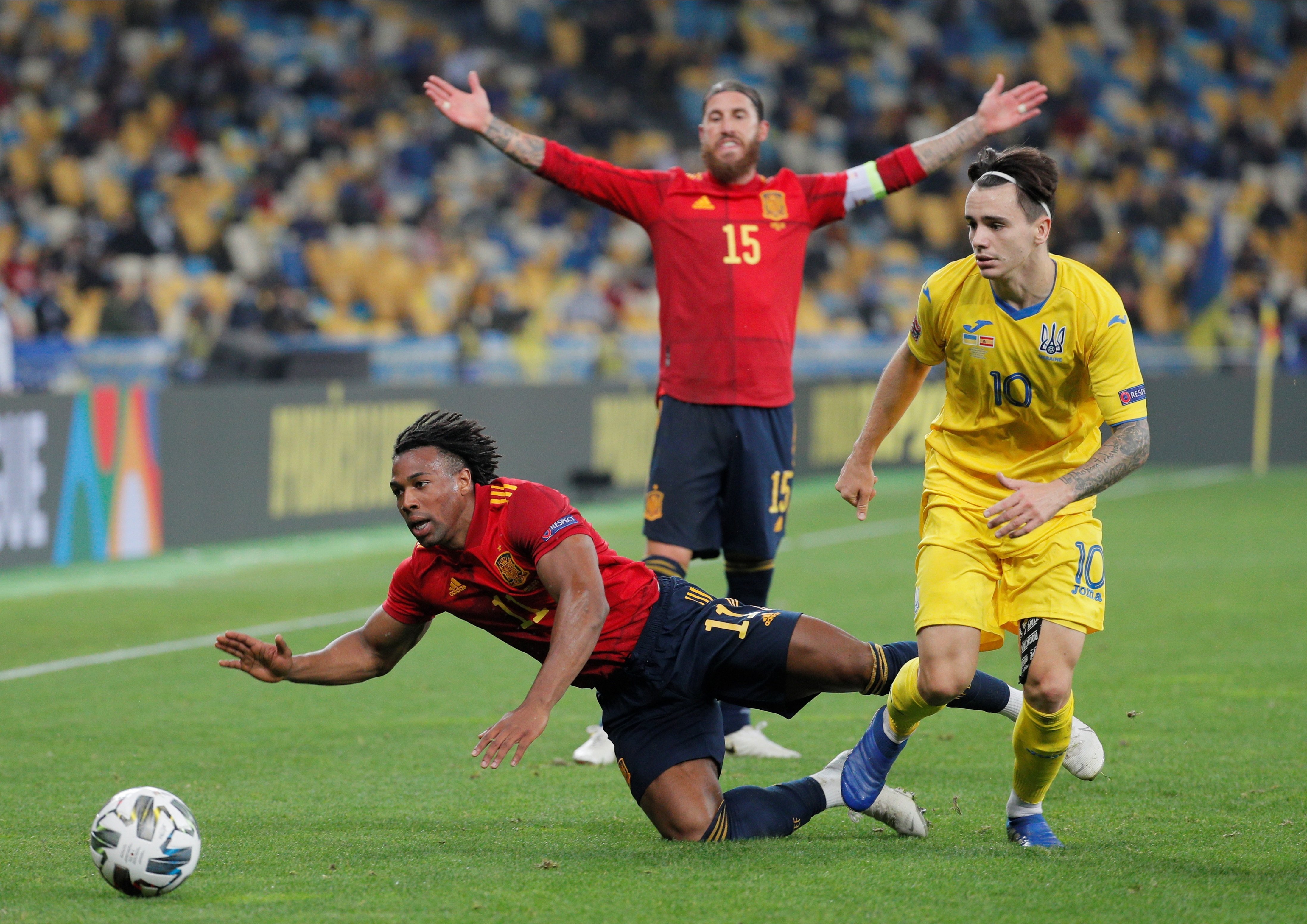 Patacada sense precedents d'Espanya a Ucraïna (1-0)