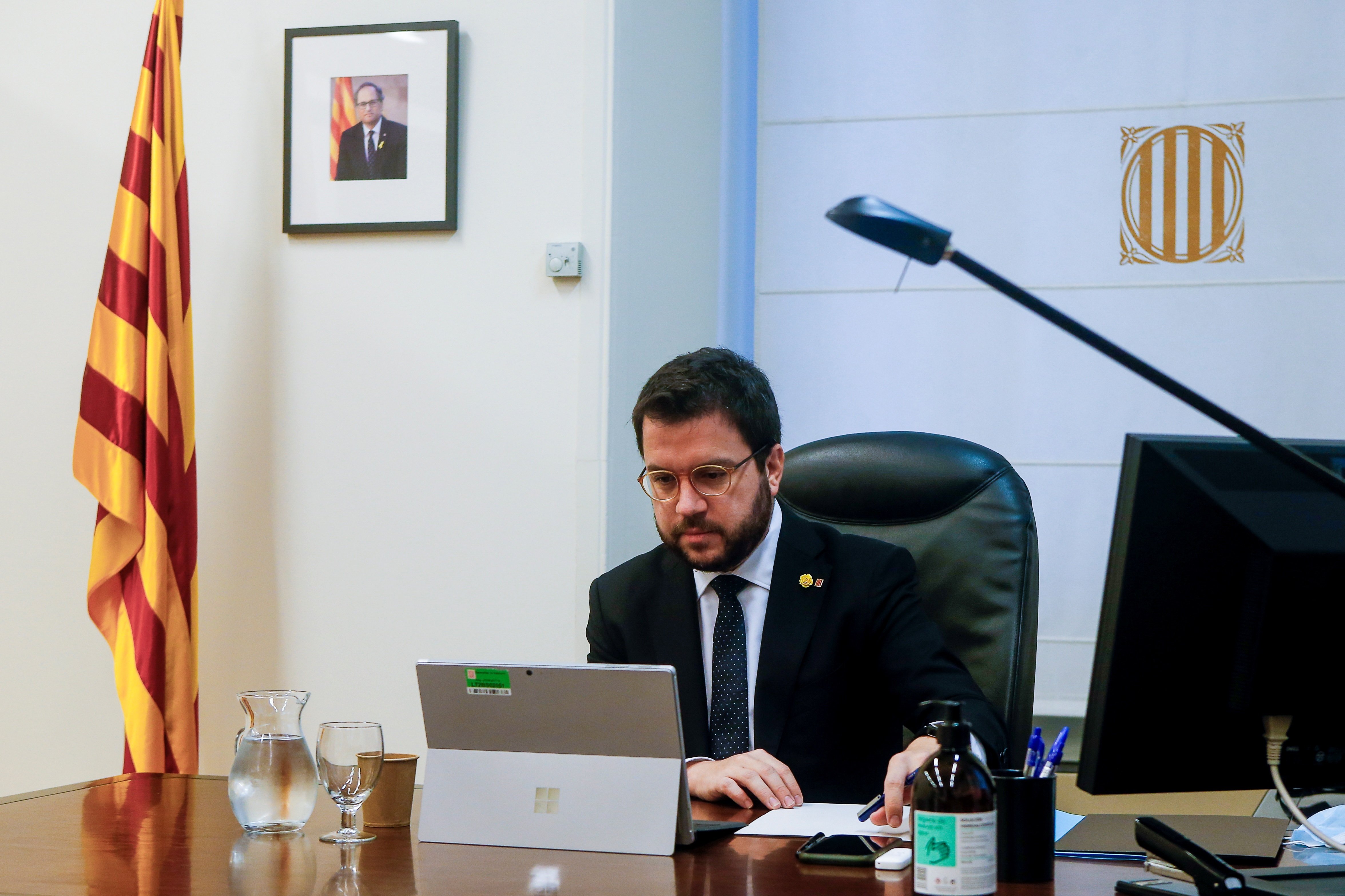 Aragonès exigeix a Sánchez una moratòria d'impostos als afectats per les mesures