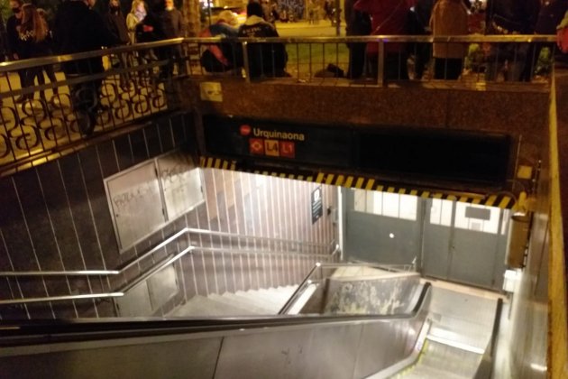 1 any sentència 1-O metro Urquinaona - Marc González