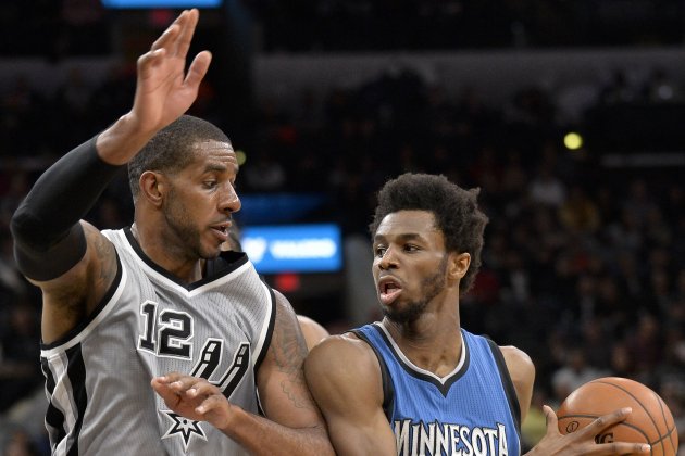 LaMarcus Aldridge Spurs Minesotta NBA efe LaMarcus Aldridge Spurs Minesotta NBA efe