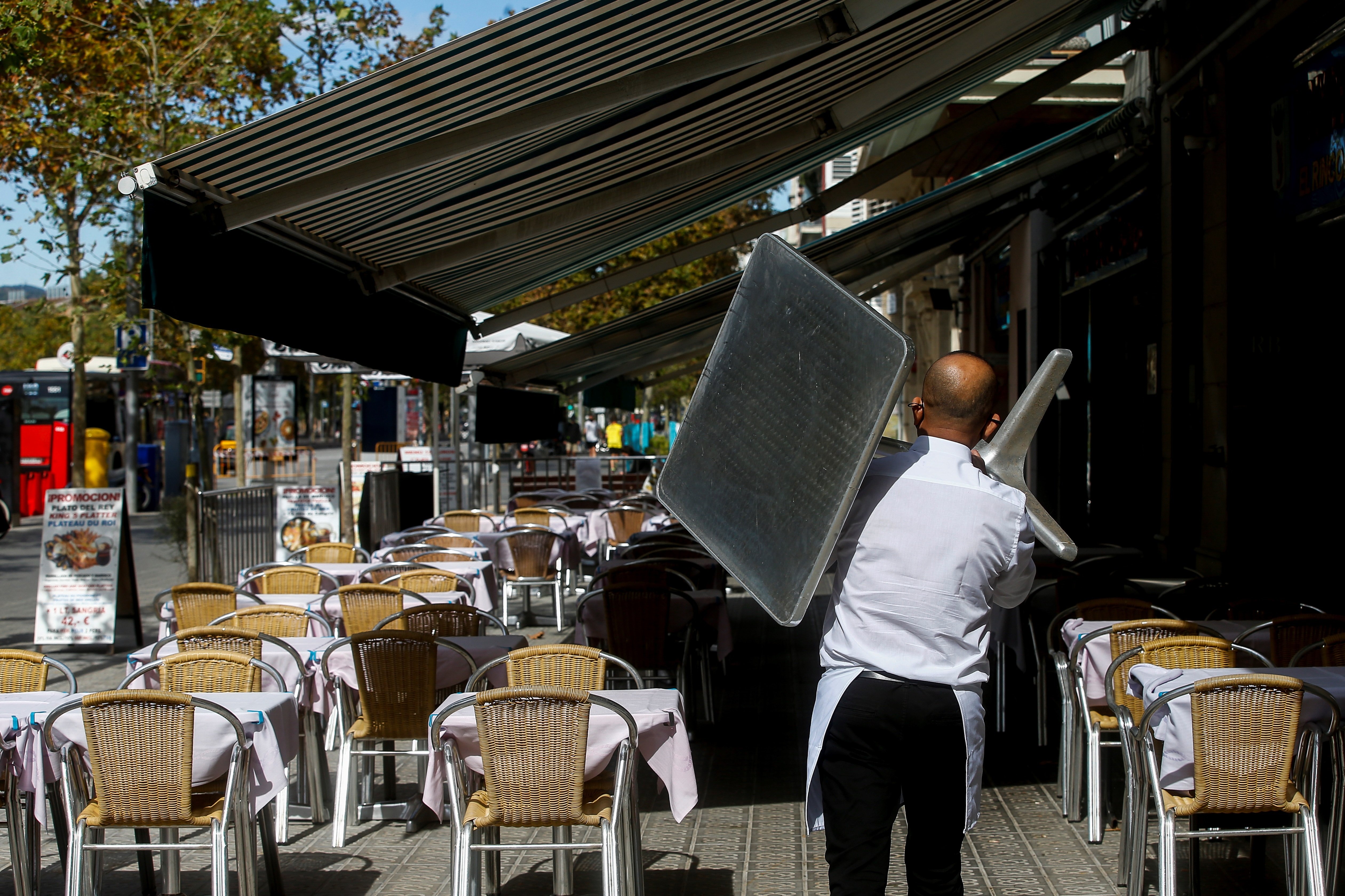 Els bars i restaurants deixaran d'ingressar 780 milions pel tancament