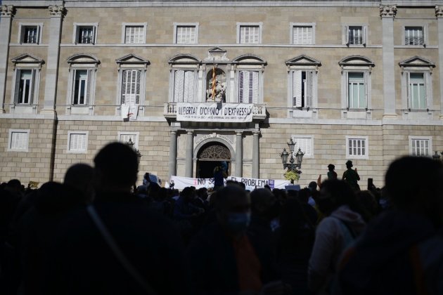 hostaleria restauracio manifestacio plaça sant jaume - Maria Contreras