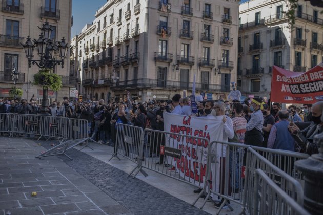 Manifestacio Sector Hosteleria ajuntament -  Maria Contreras Coll