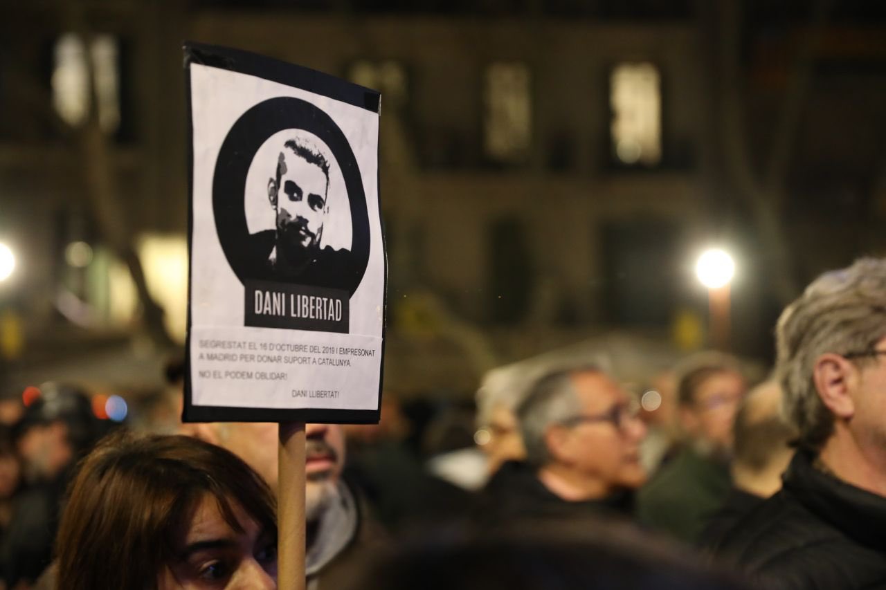 Dani Gallardo: un año en prisión por protestar en Madrid contra la sentencia