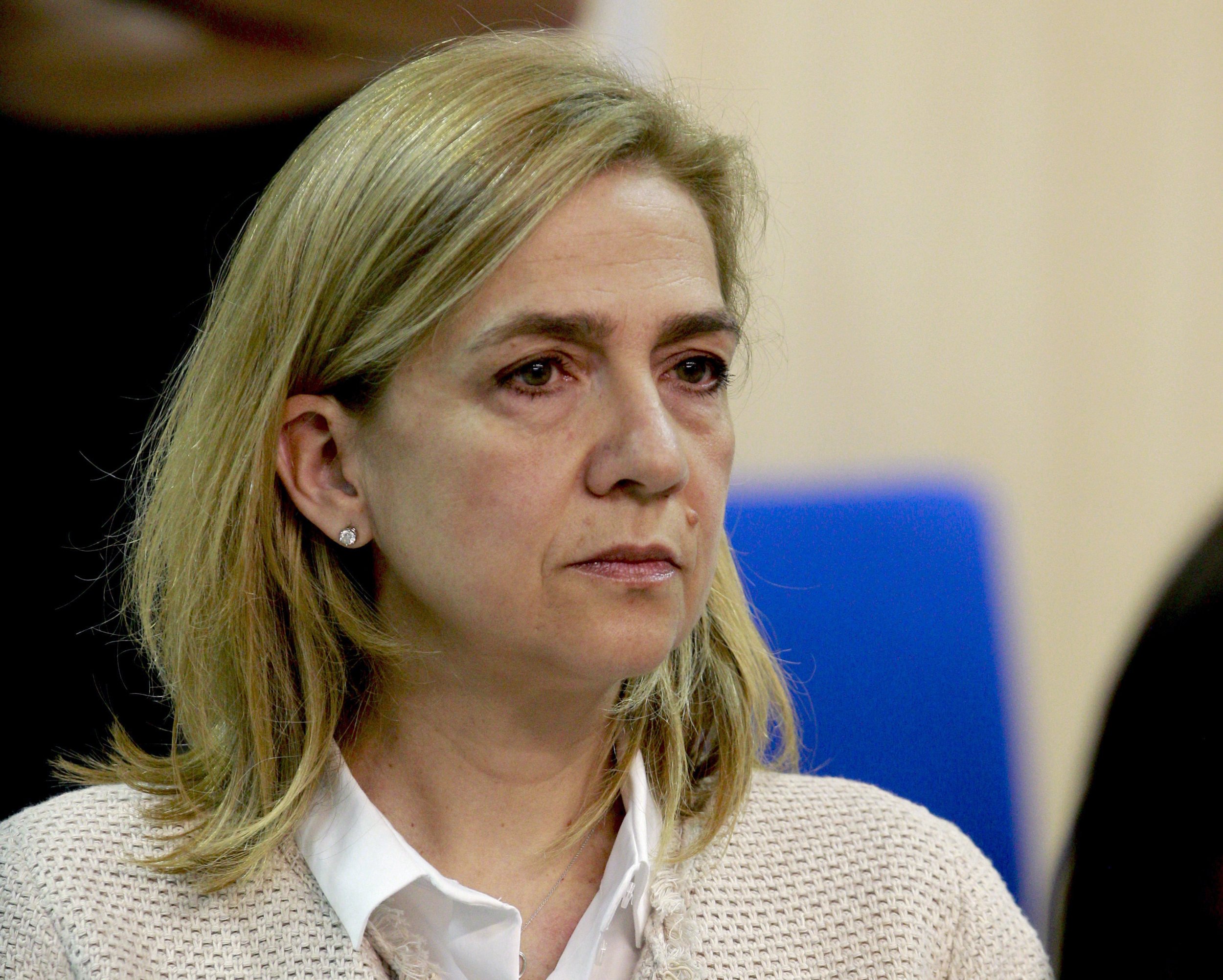 La infanta Cristina no recurrirá su juicio