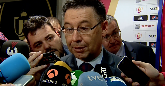 Bartomeu, al dinar de directives: "Estem indignadíssims"