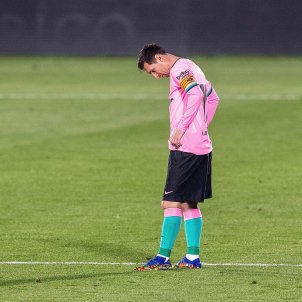 Leo Messi trist mira terra Barca Getafe EFE Leo Messi trist mira terra Barca Getafe EFE