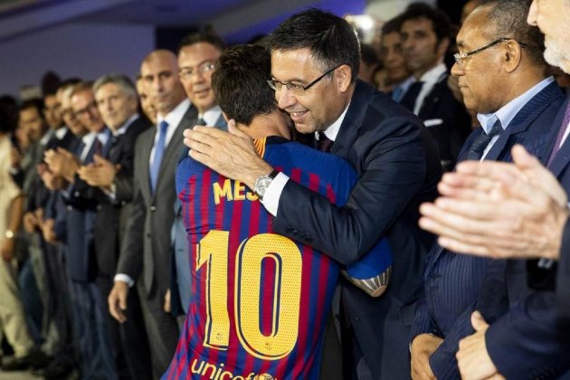 Messi Bartomeu Barça FC Barcelona