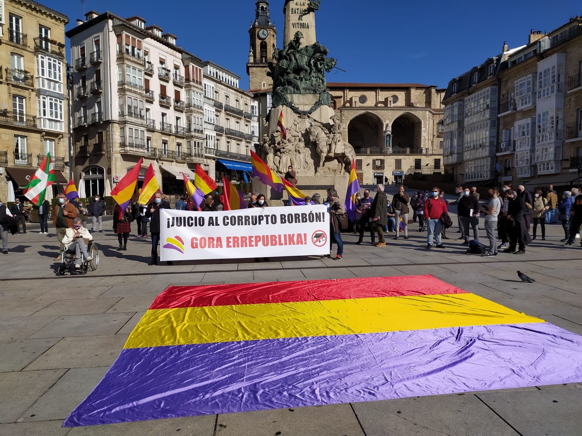 Tres concentracions a Euskadi per la República espanyola