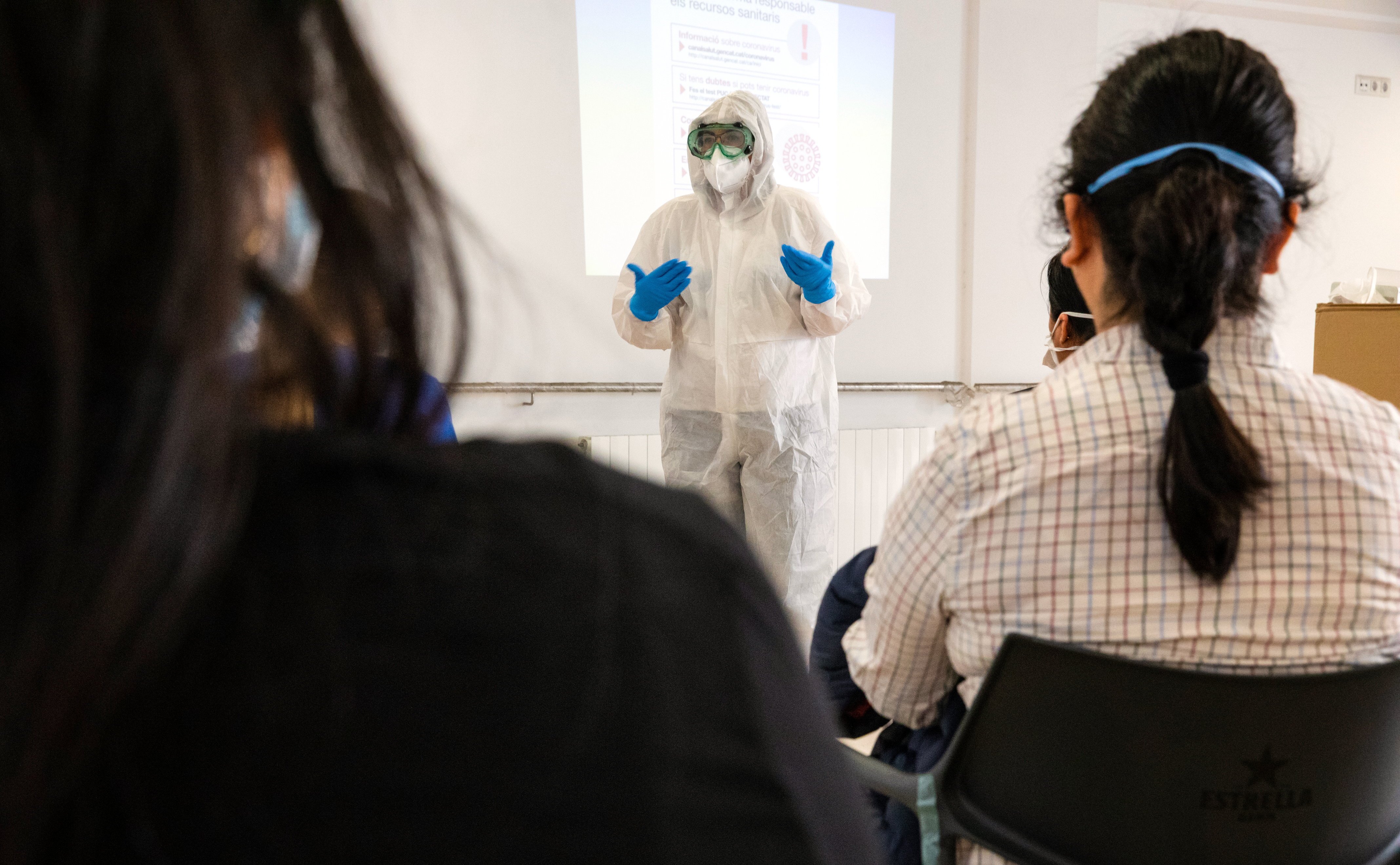 xerrada informativa coronavirus residència gent gran ACN