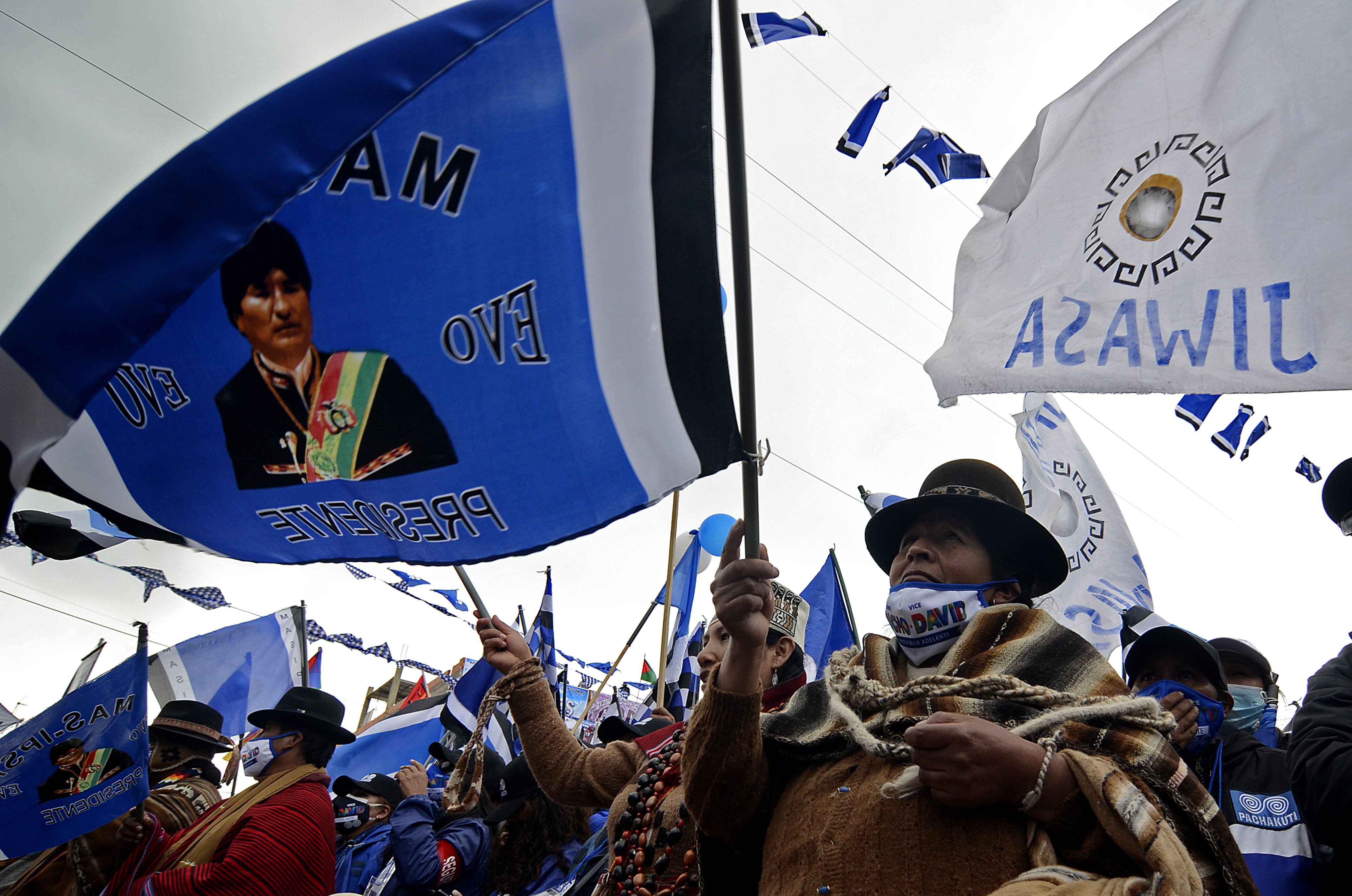 Simpatitzants d'Arce i Morales eleccions bolivia / EP