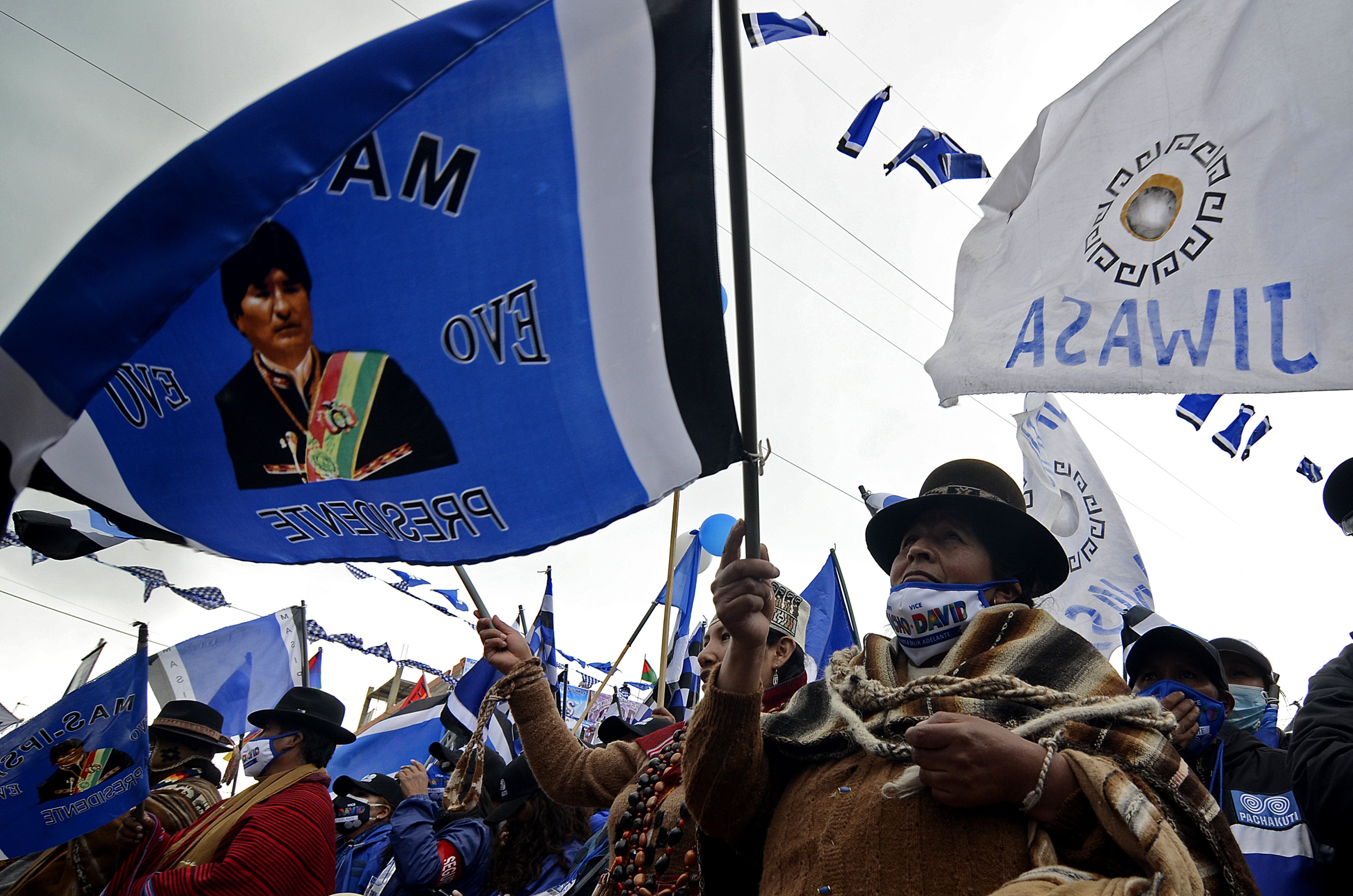 Simpatizantes d'Arce y Morales elecciones bolivia / EP