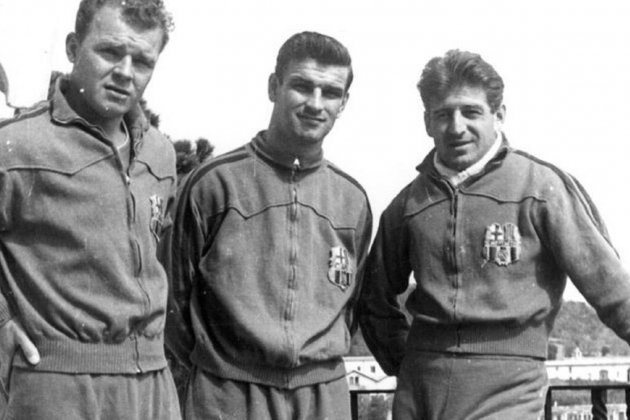 Ladislau Kubala Sándor Kocsis Zoltan Czibor FCBarcelona