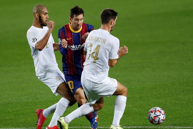 Leo Messi Barca Ferencvaros Champions EFE