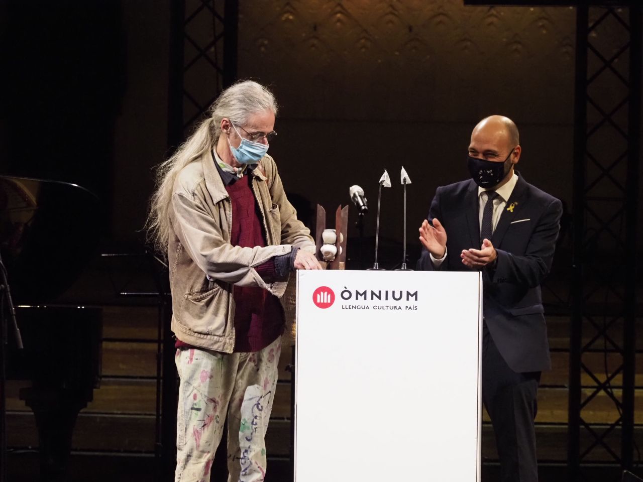 Casasses recibe el Premi d'Honor en la tercera edición sin Cuixart