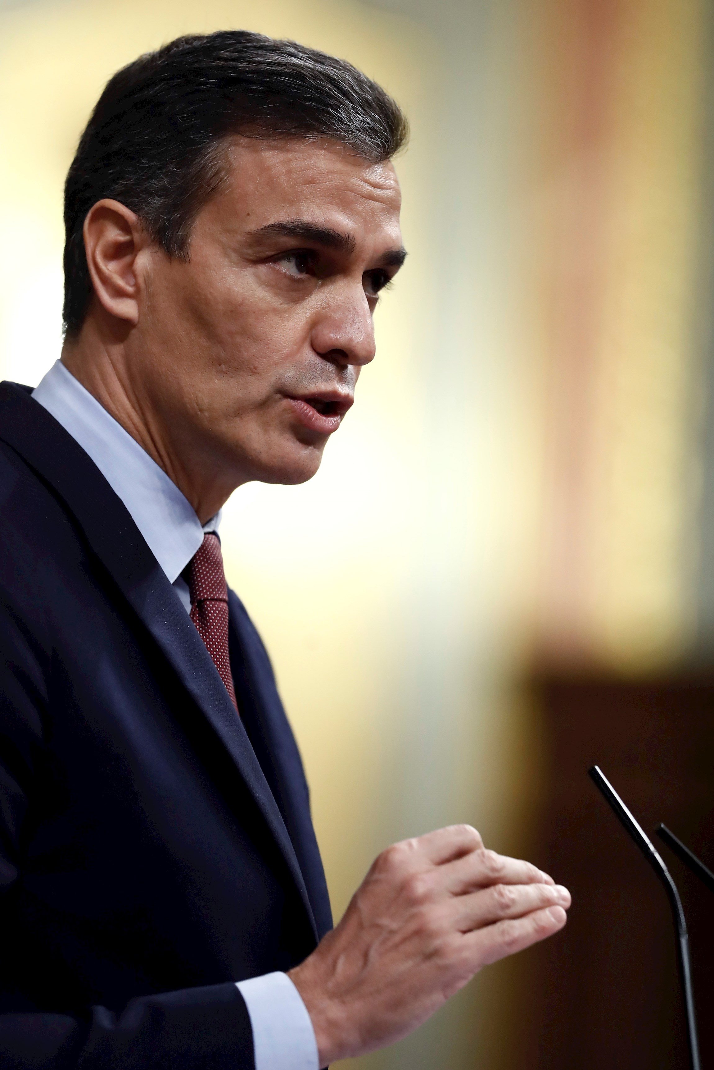 Pedro Sánchez moció censura Vox EFE