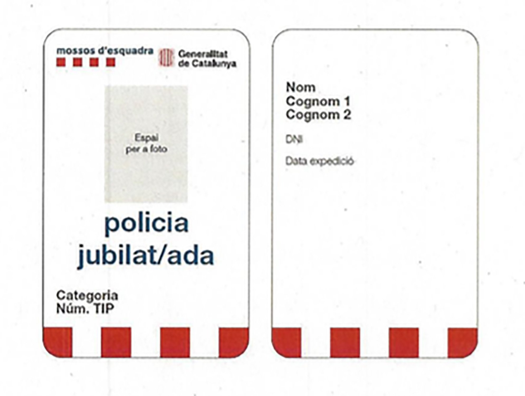 Tarjeta Mossos