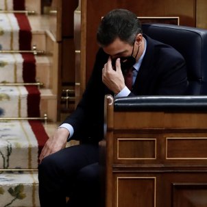 Pedro Sánchez pensatiu reforma poder judicial Congrés EFE Pedro Sánchez pensatiu reforma poder judicial Congrés EFE