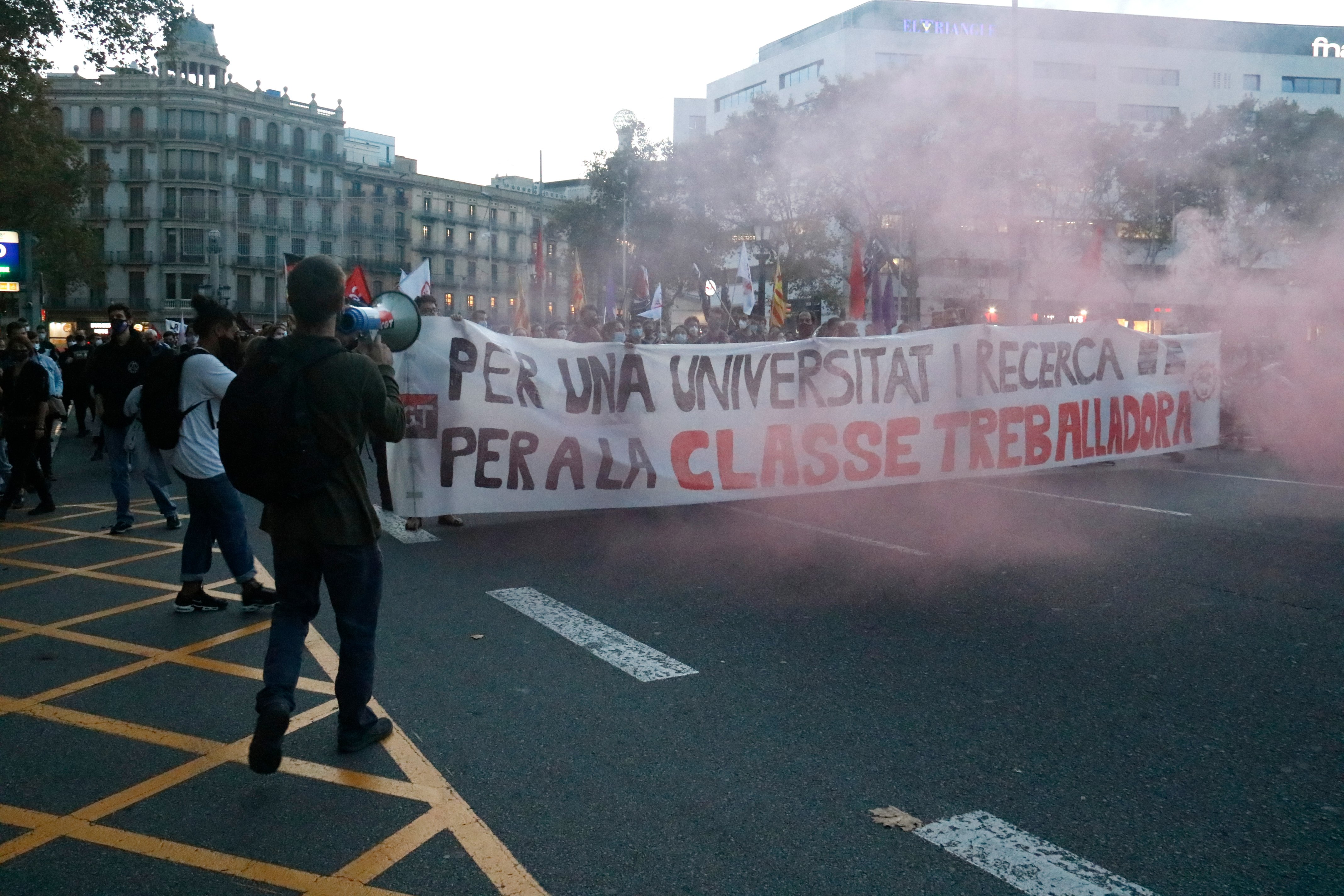 Vaga estudiants i profes pandèmia / ACN Vaga estudiants i profes pandèmia / ACN