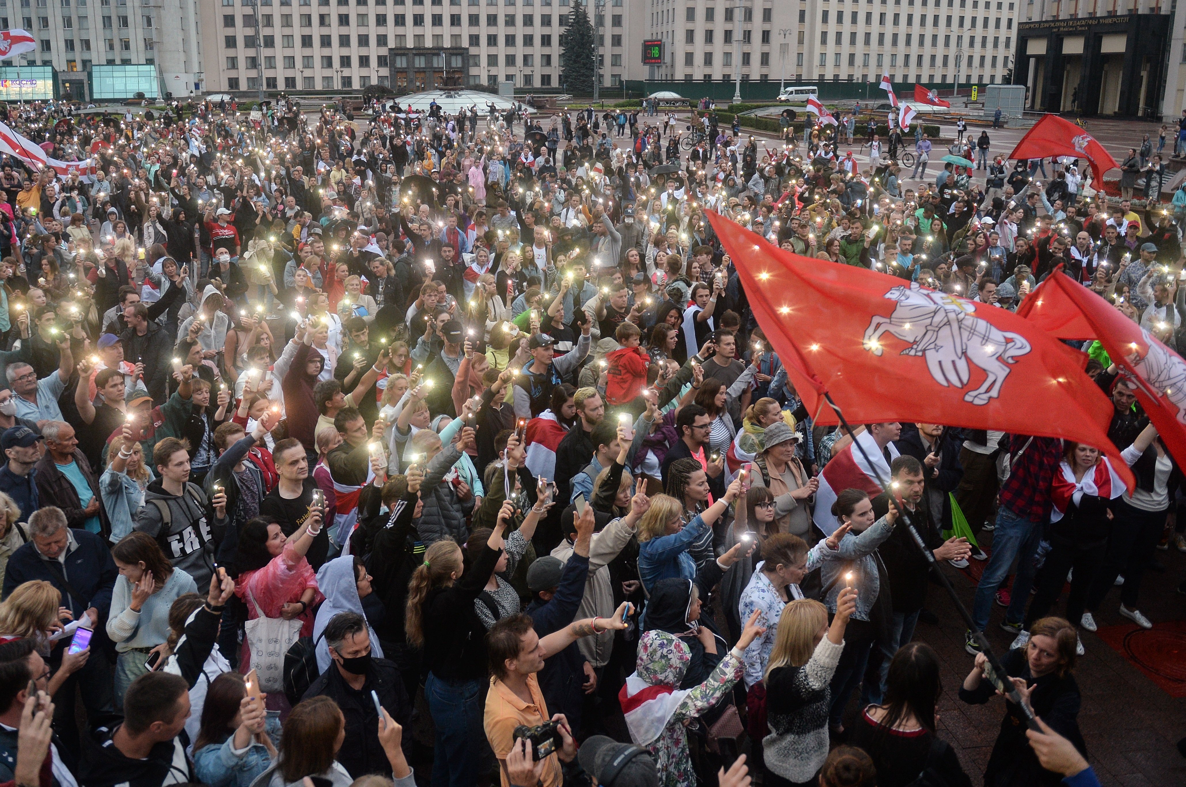 manifestació oposició bielorrusia - efe