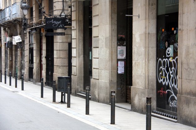 Tiendas vacías calle Avinyó Barcelona ACN