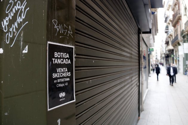 Botigues buides carrer Lleida ACN