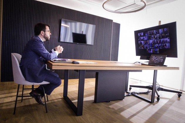 Aragonès reunió Sánchez i Von der Leyen   Govern