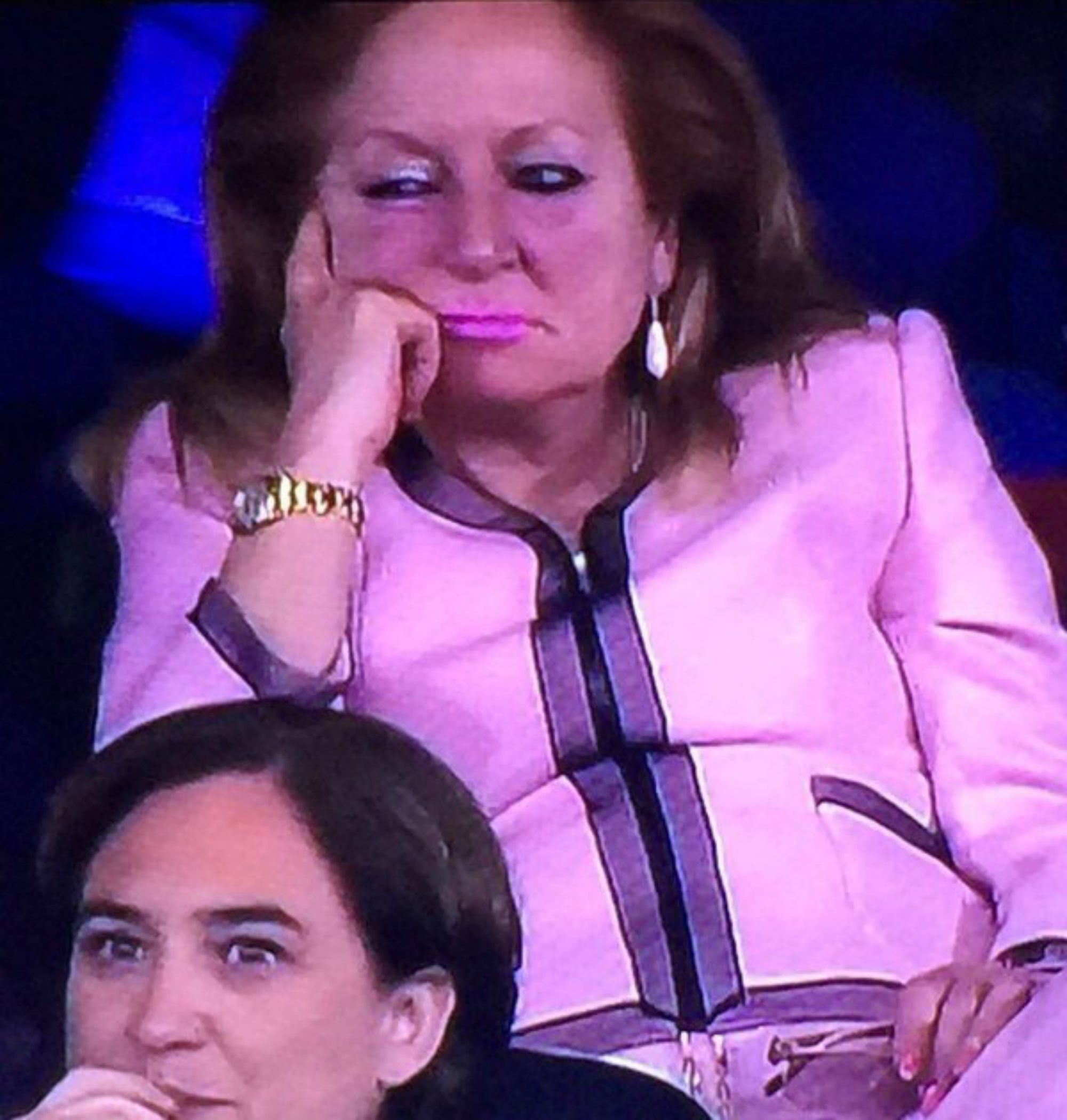 'La mujer de rosa', la auténtica protagonista de la final de la Copa del Rey