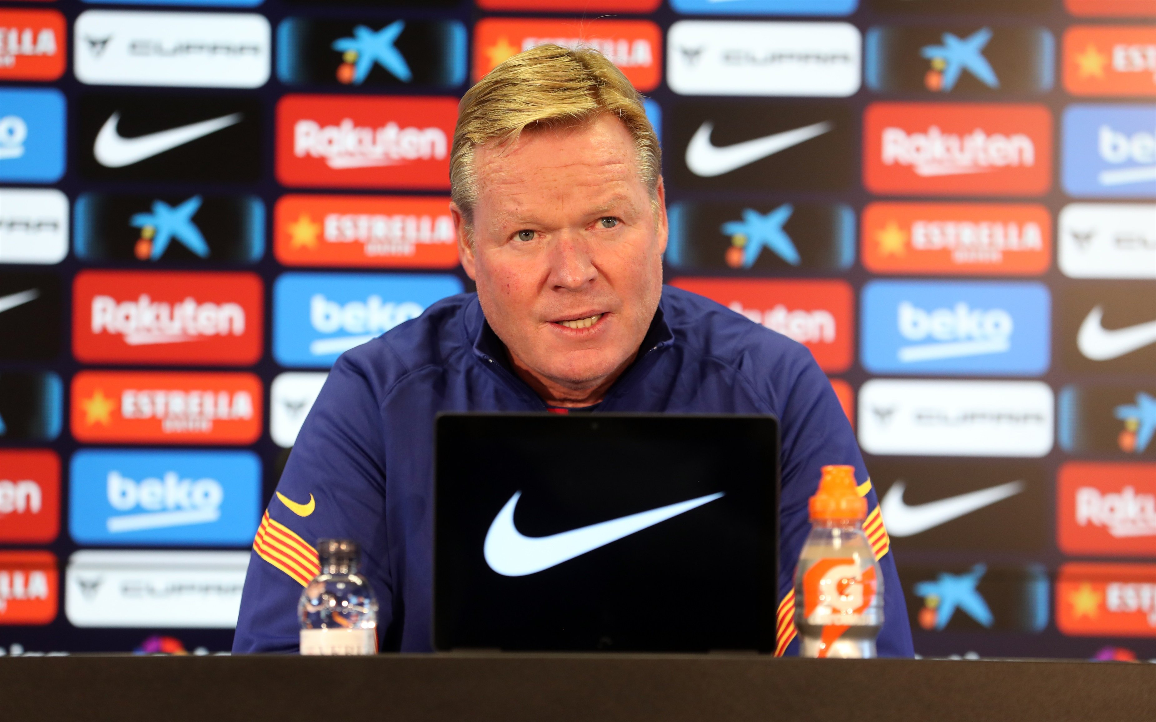 Koeman i el seu futur al Barça: "Els candidats parlen, però no estic nerviós"