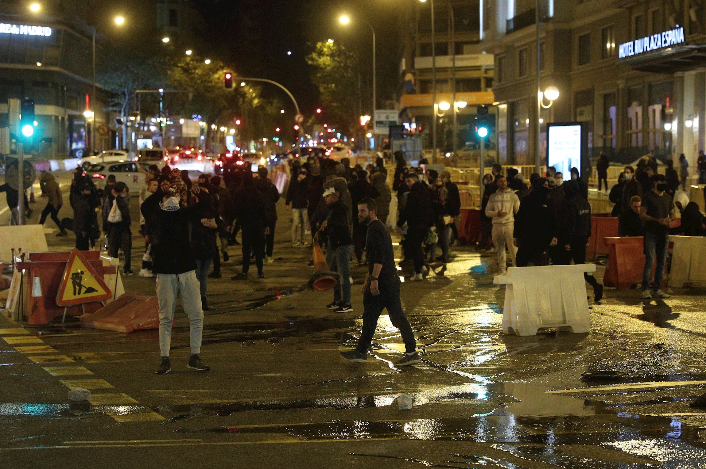 Disturbios y altercados negacionistas en las principales ciudades españolas