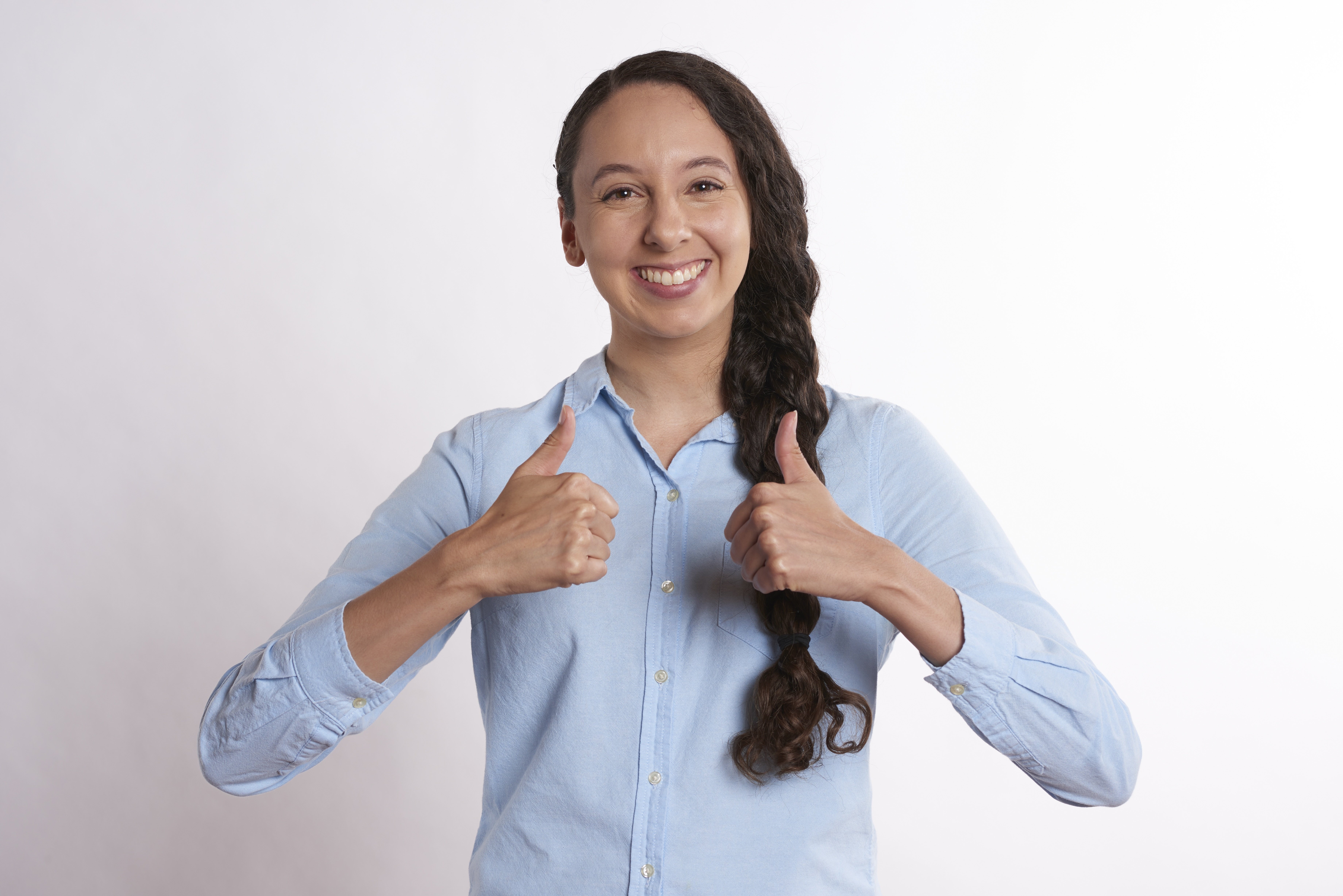 Mujer positiva