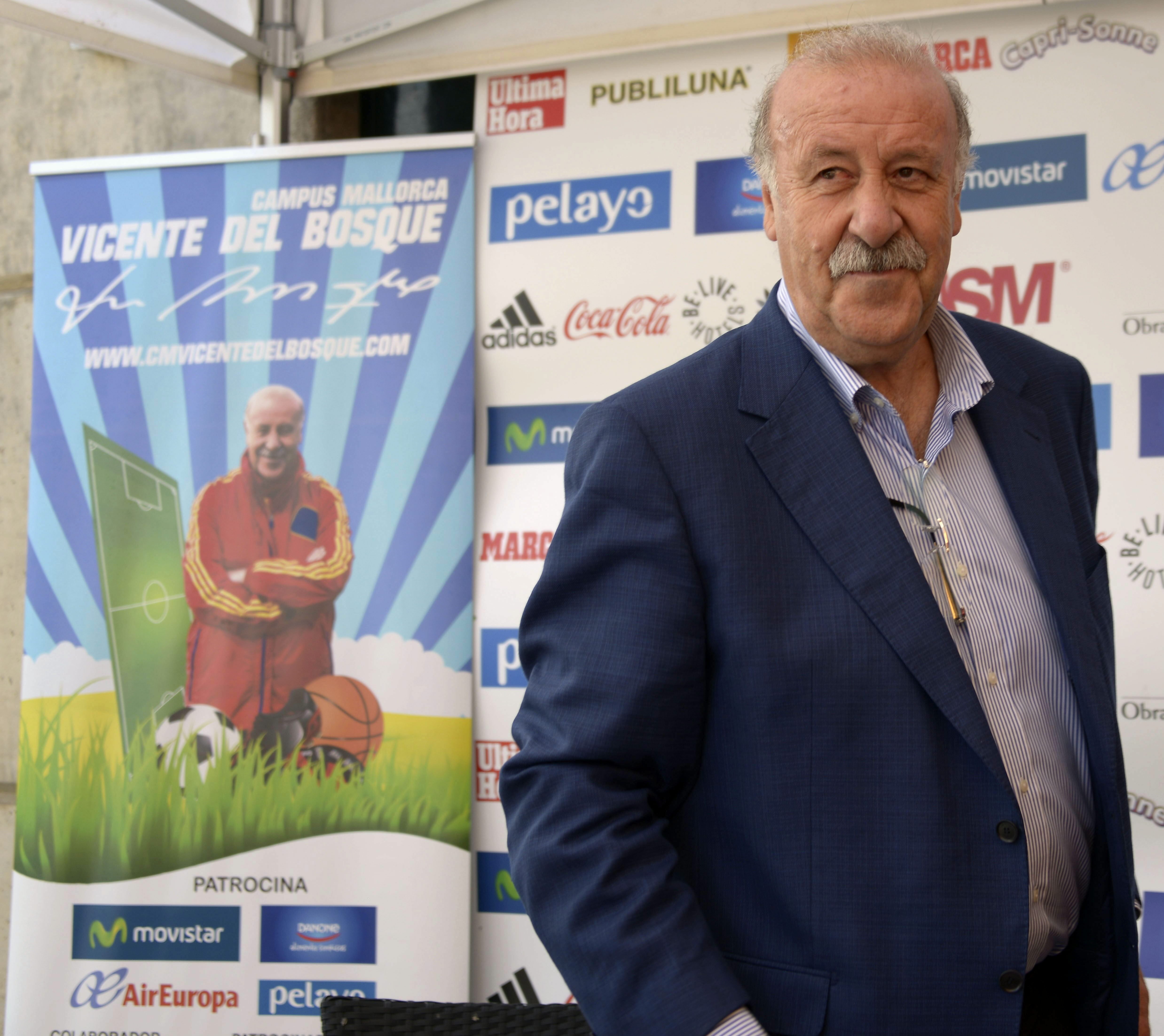 Del Bosque: "Me dolería que los clubs catalanes no jugaran la liga española"