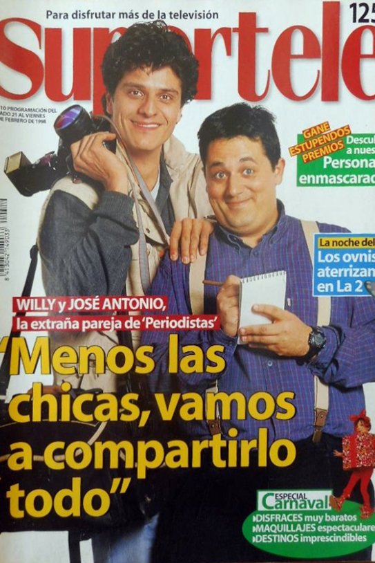 Joel Joan y Pepón Nieto Periodistas Supertele tvcoleccion.blogspot.com
