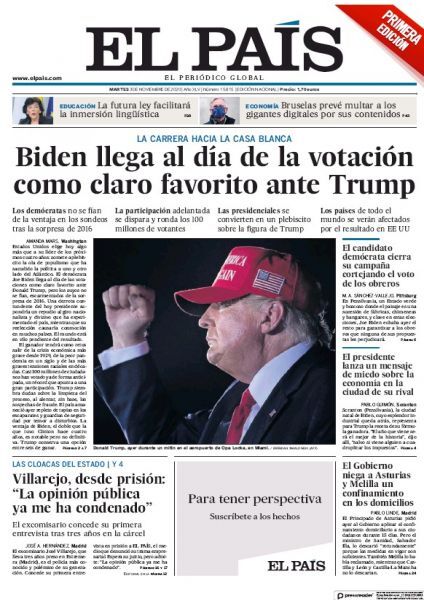 EL PAIS 3 novembr