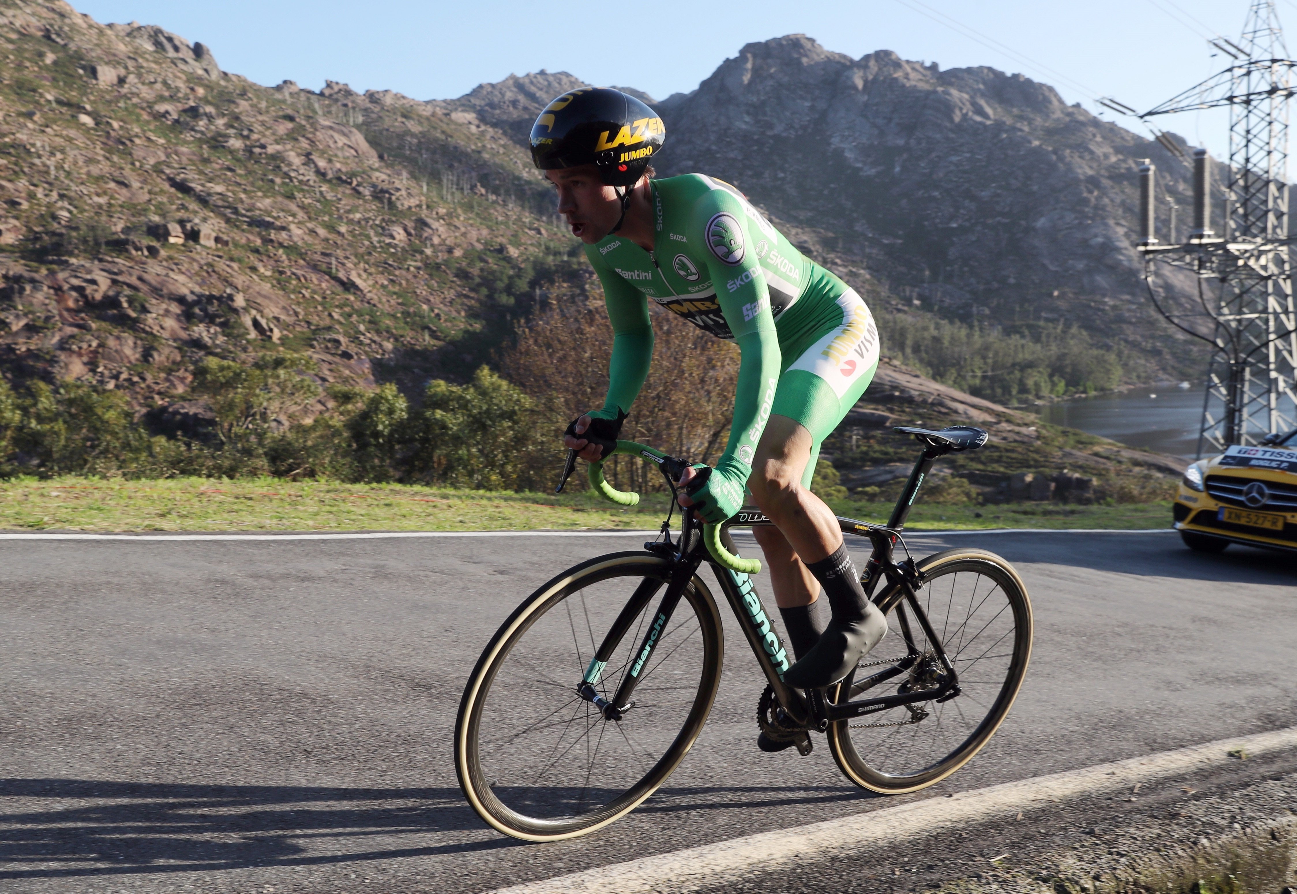 Roglic: victoria y recupera liderato en la contrarreloj de Ézaro en la Vuelta