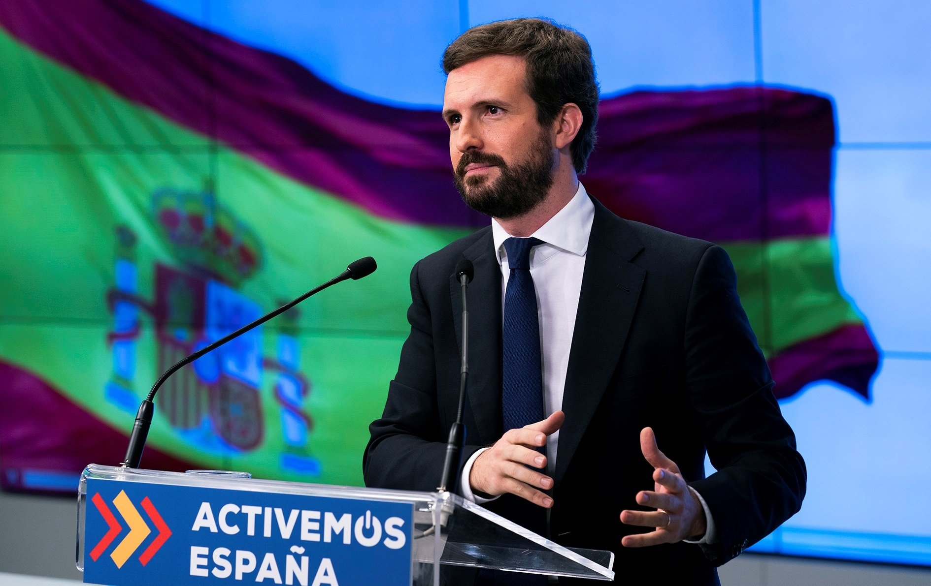 Casado defiende Madrid y acusa a Catalunya de gastar dinero en embajadas