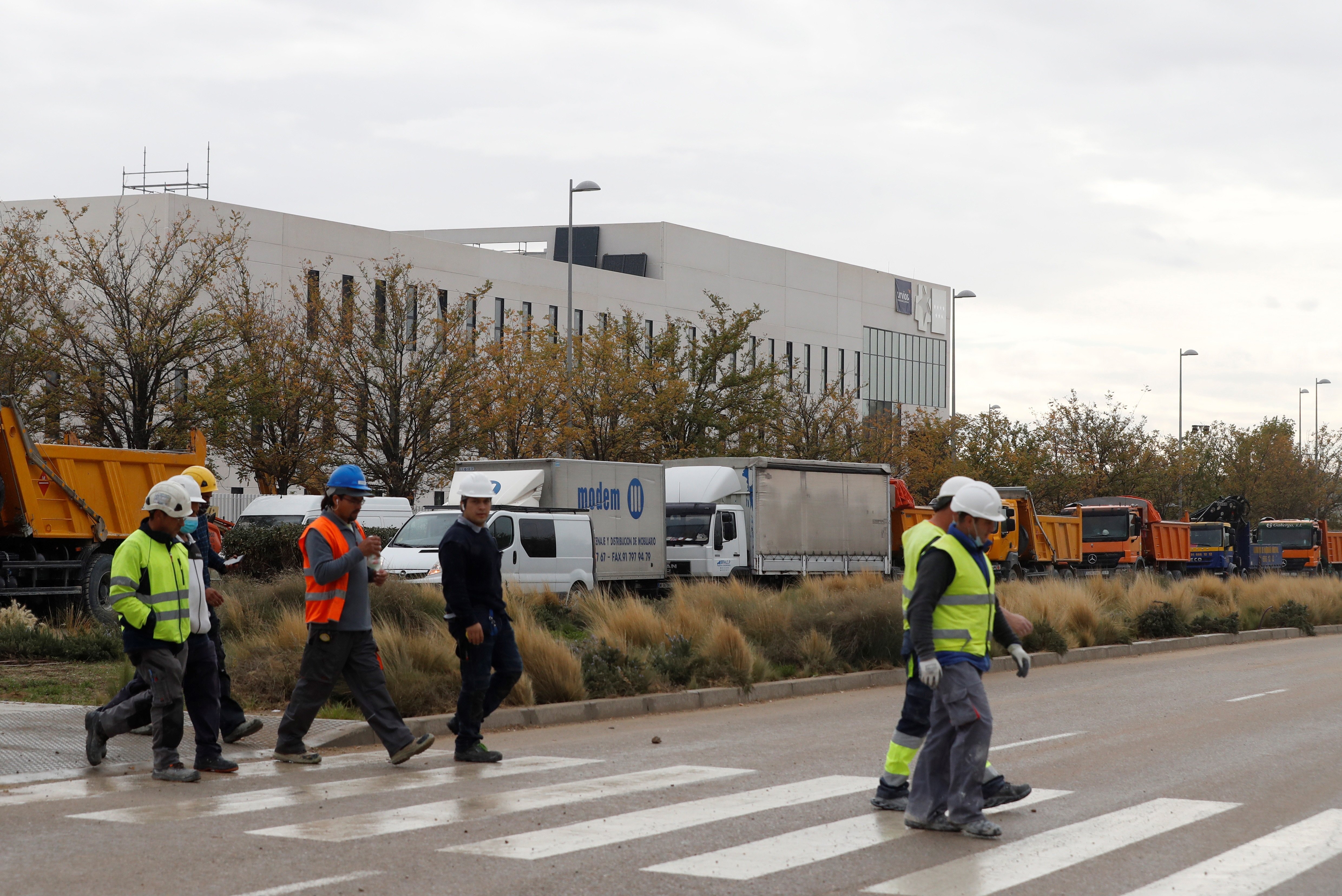 Trabajadores hospital Zenda Madrid