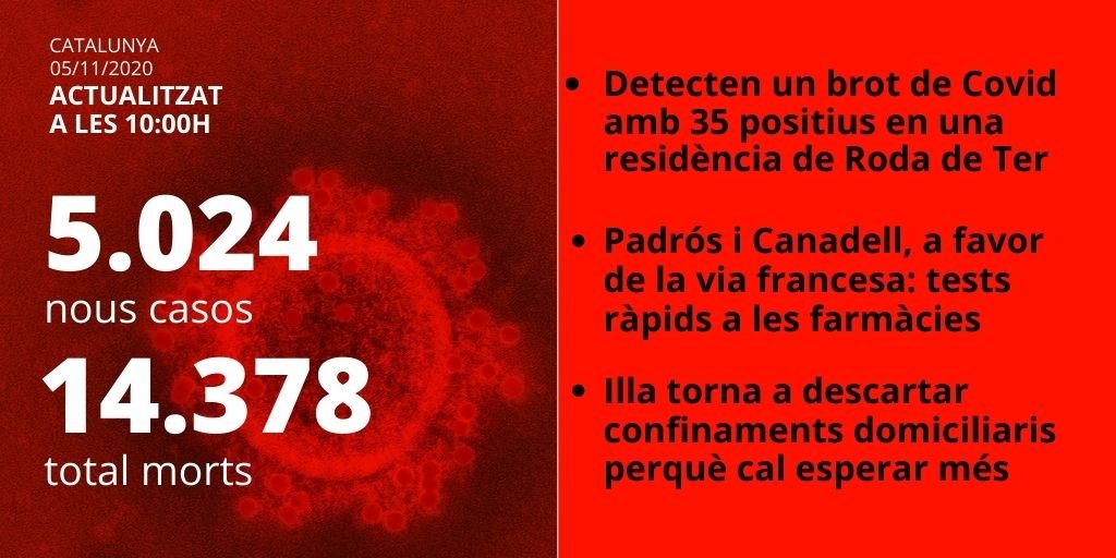 coronavirus 5 de novembre coronavirus 5 de novembre