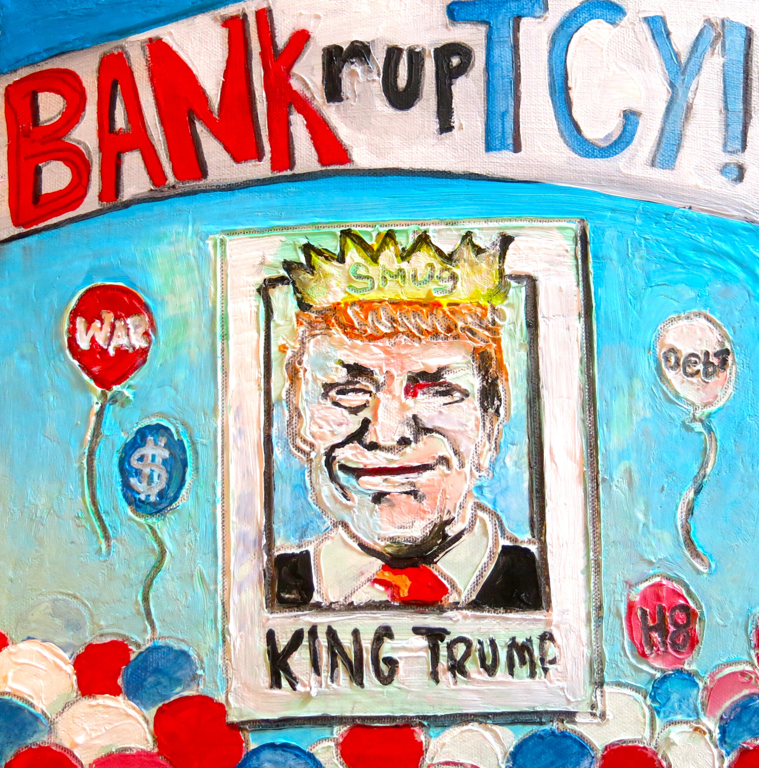 20201103 Eleccions presidencials EUA Trump pintada bankruptcy (Thorbakopper)