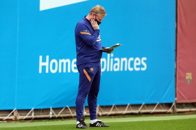 Ronald Koeman entrenament / FCB