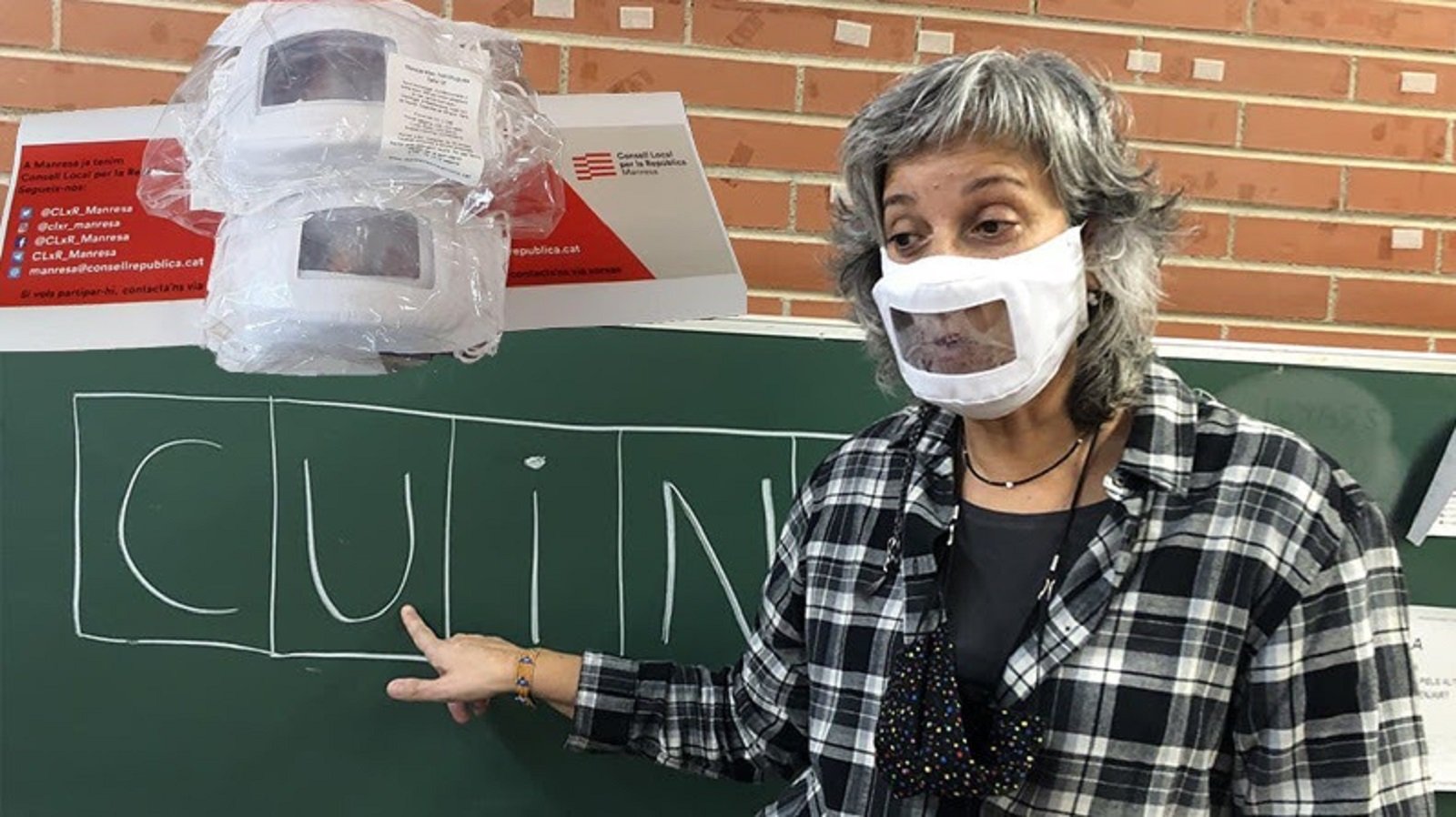 El Consell per la República distribuirá un nuevo modelo de mascarilla