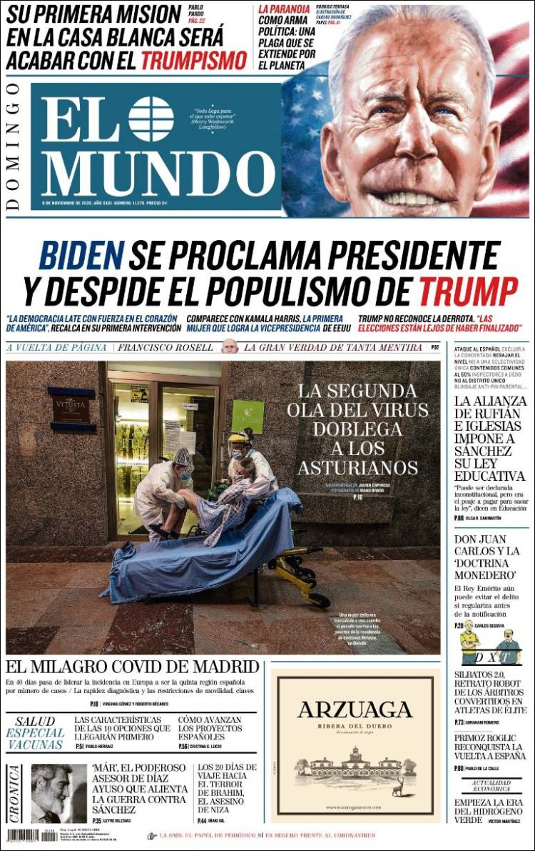 EL MUNDO 8 noviembre