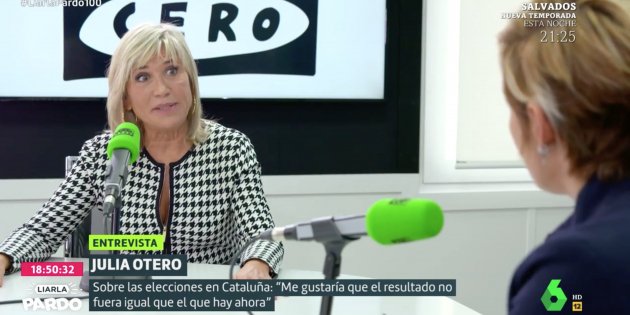 Julia Otero parla sobre eleccions catalanes La Sexta