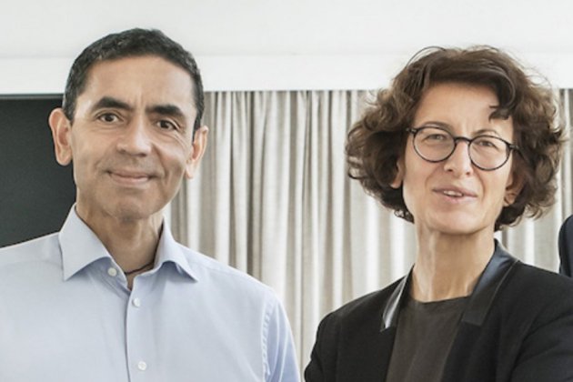 Uğur Şahin (CEO) i Özlem Türeci (CMO) de BioNTech (Christian Oddendahl)