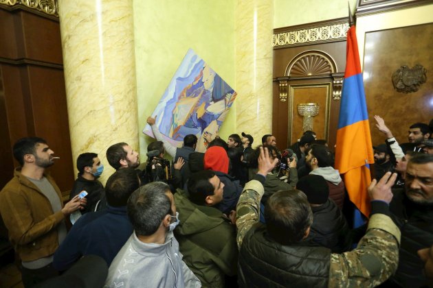 protestis erevan armènia guerra pau azerbaidjan efe