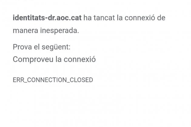 Error autonoms Error autonoms